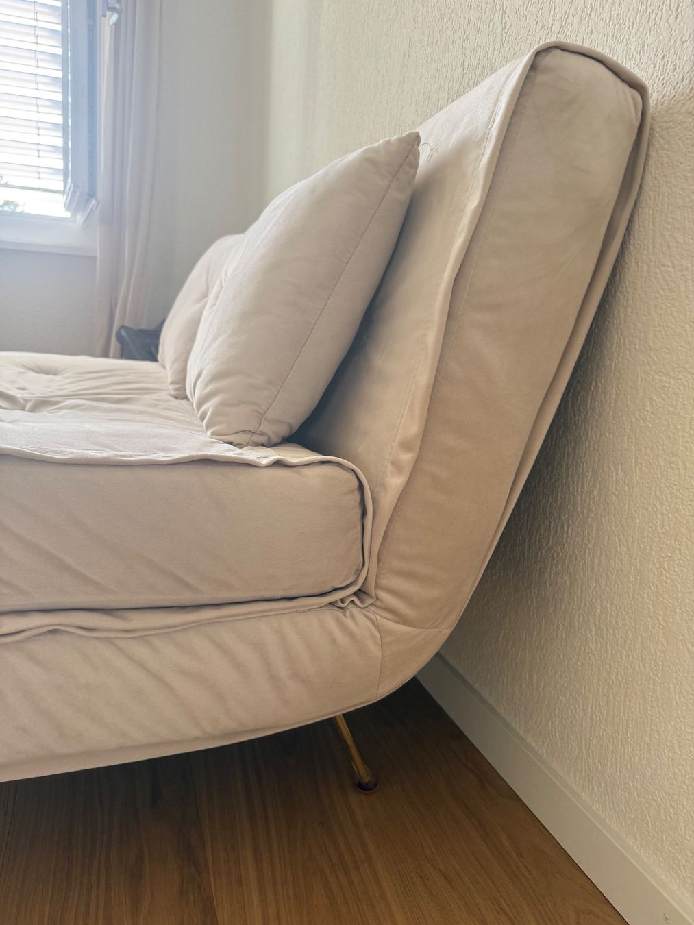 Beliani Sofas: Sofa bed beige, good condition – D'occasion à Steinhausen par tia_8jj2 2