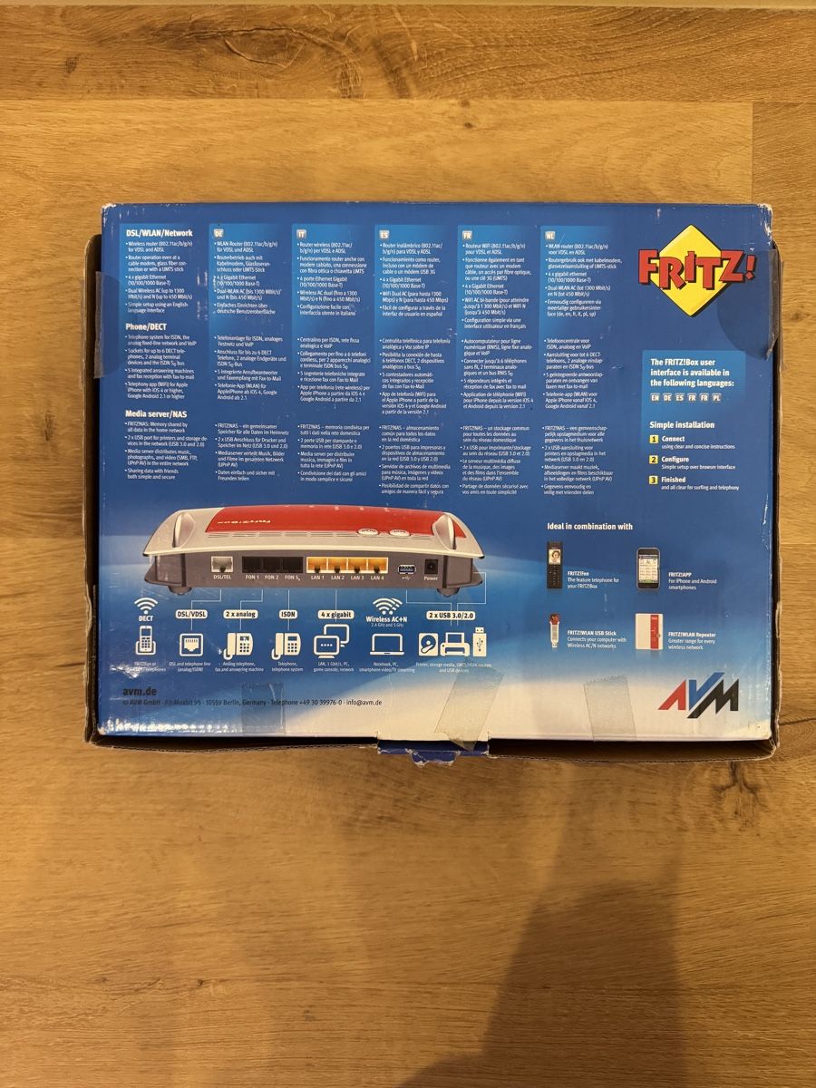 Fritz Modem & Router: Fritzbox 7490 OVP – Usato da Fislisbach venduto da BrotHoler 4