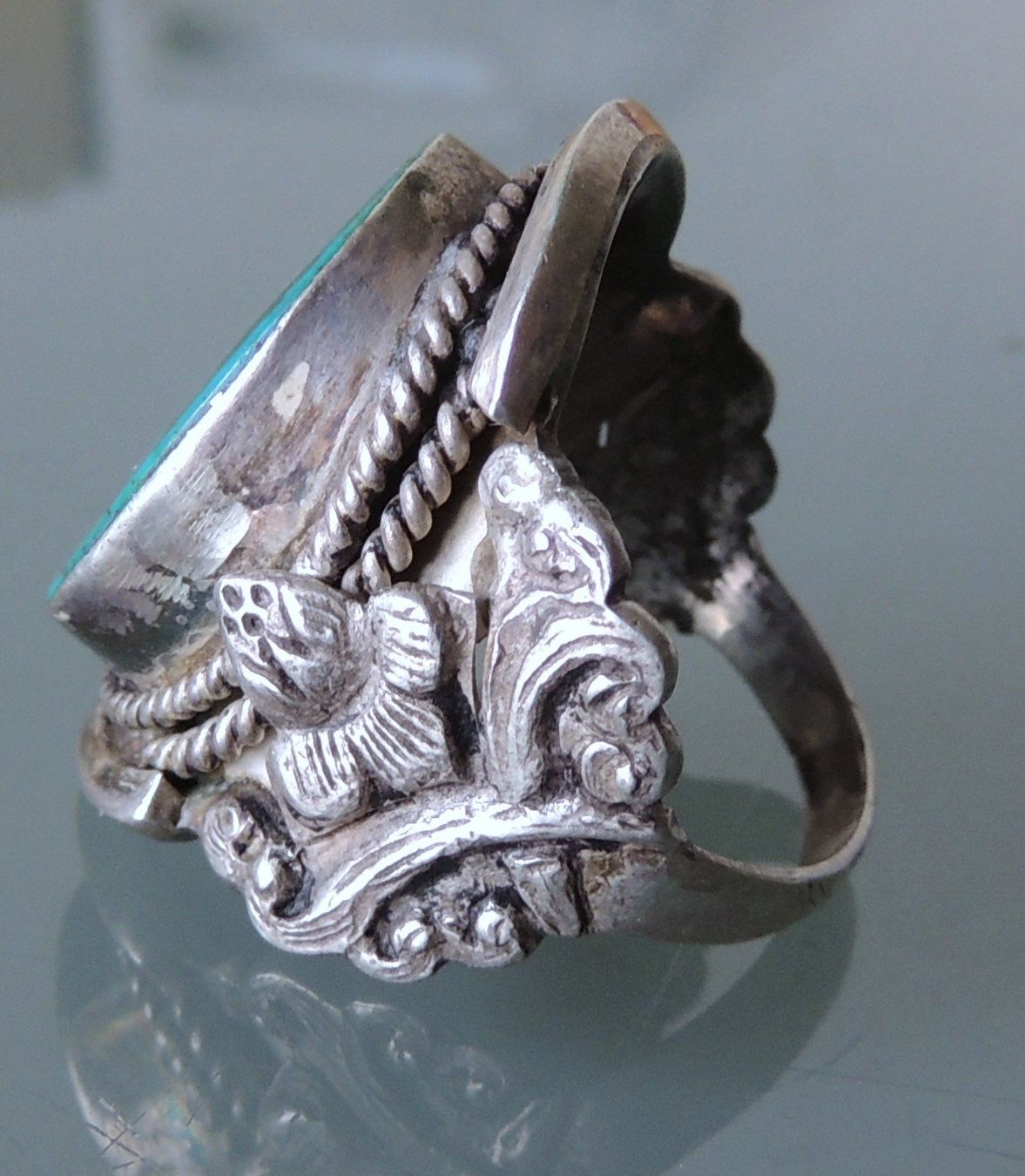 Anelli: Variscit Silber 925 Fingerring – Usato da Waldenburg venduto da schaller707 2