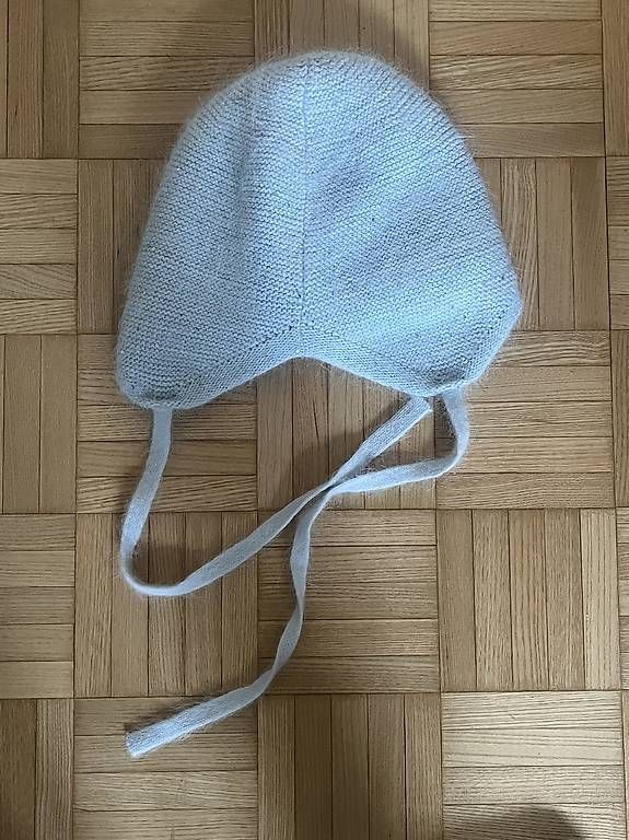 Copricapi, berretti & cappellini: Angora-Mütze hellblau mit Glitzer, Winter – Usato da Zürich venduto da rit_g825 3