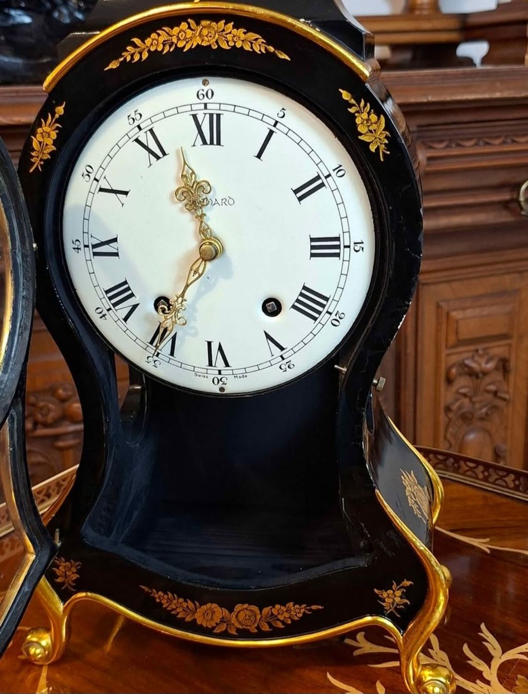 Orologi da terra & Orologi da parete: Pendule Richard Swiss Made mit Konsole Exklusive – Usato da Steffisburg venduto da ZeitReise_ 1