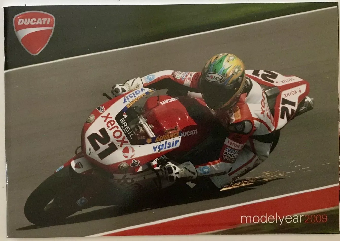 Ducati Dokumente: Ducati Prospekt Gesamtprogramm 2009 – Gebraucht aus Strengelbach von Omobono