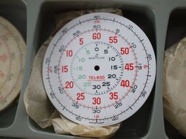 BREITLING TEL-RAD Antimagnet Stoppuhr 30 Zifferblätter Ø52mm