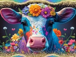 Diamond Painting Kuh-3-50x40-825