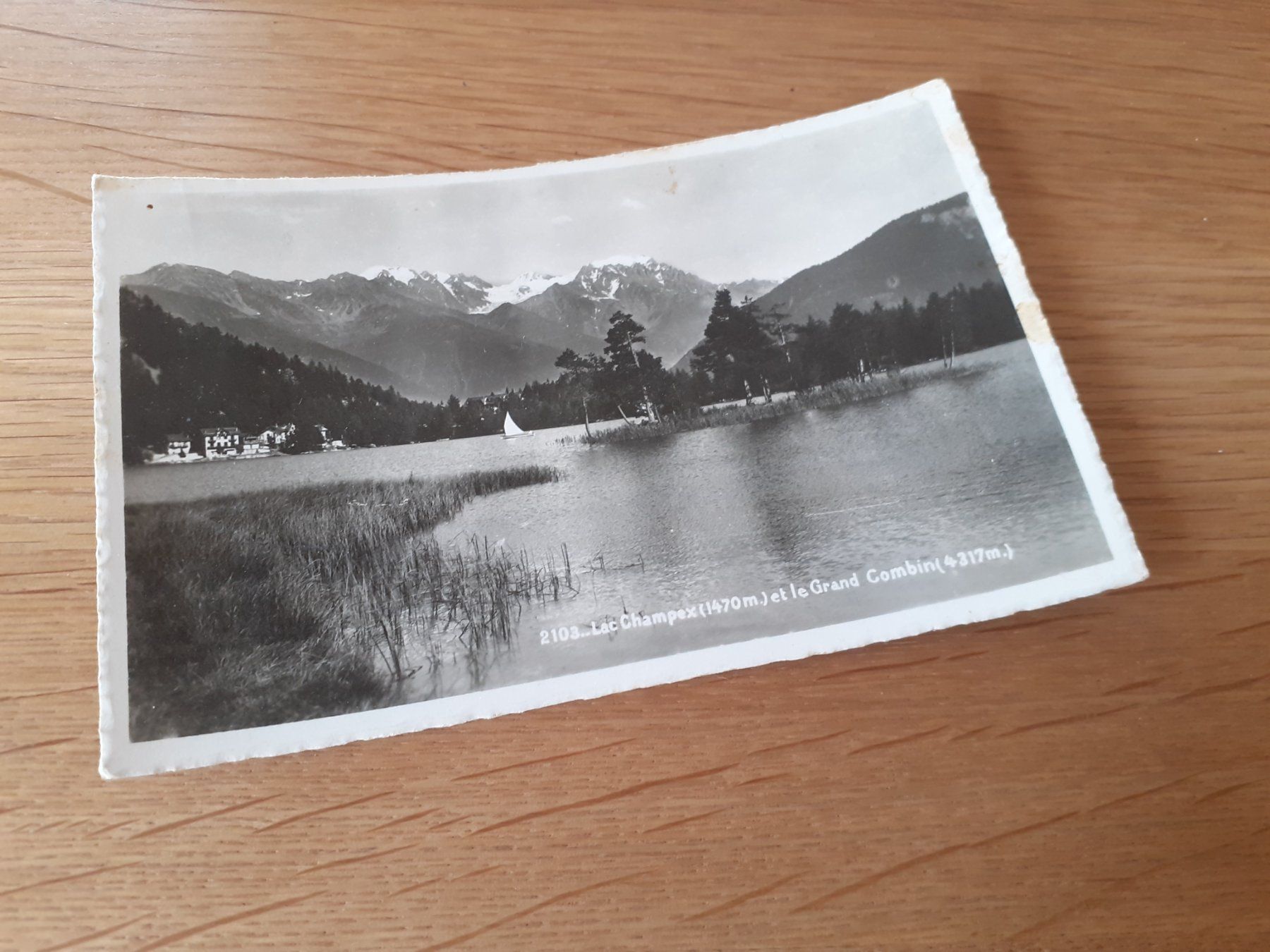 Cartoline postali: LAC CHAMPEX et le GRAND COMBIN – Usato da Winterthur venduto da Ornyx7