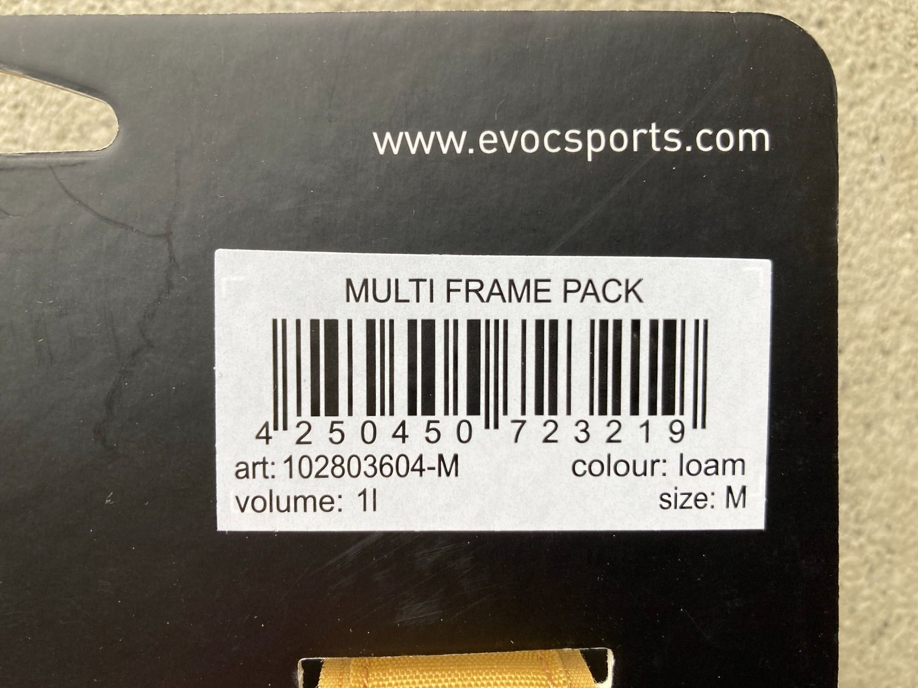 Evoc Borse: EVOC Velo-Rahmentasche Multi Frame 1 L, M, Loam – Nuovo e nell'imballaggio originale da Hombrechtikon venduto da Baraban 2