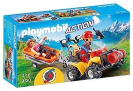 Playmobil secouriste des montagnes avec quad numéro 9130