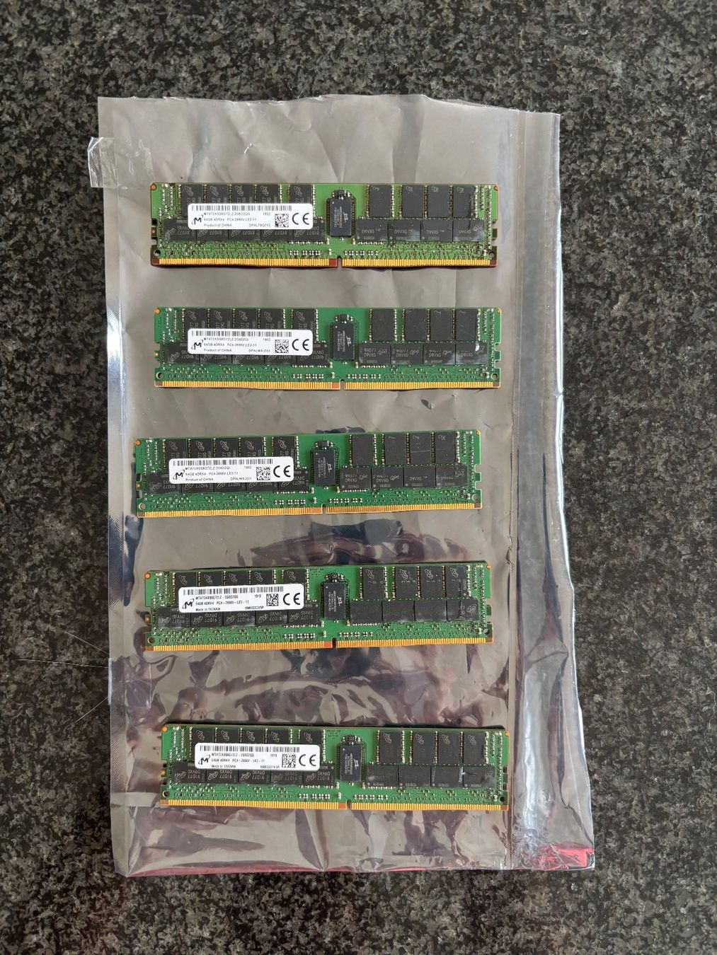 Memoria / RAM: Micron 64GB DDR4-2666 ECC LRDIMM Server RAM – Usato da Origlio venduto da senery_sa 1