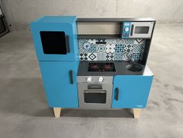 Kinderküche Spielküche Janod Lagoon blau