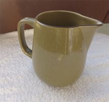 RÖSSLER große Olivgrün Krug 1 Liter -A57
