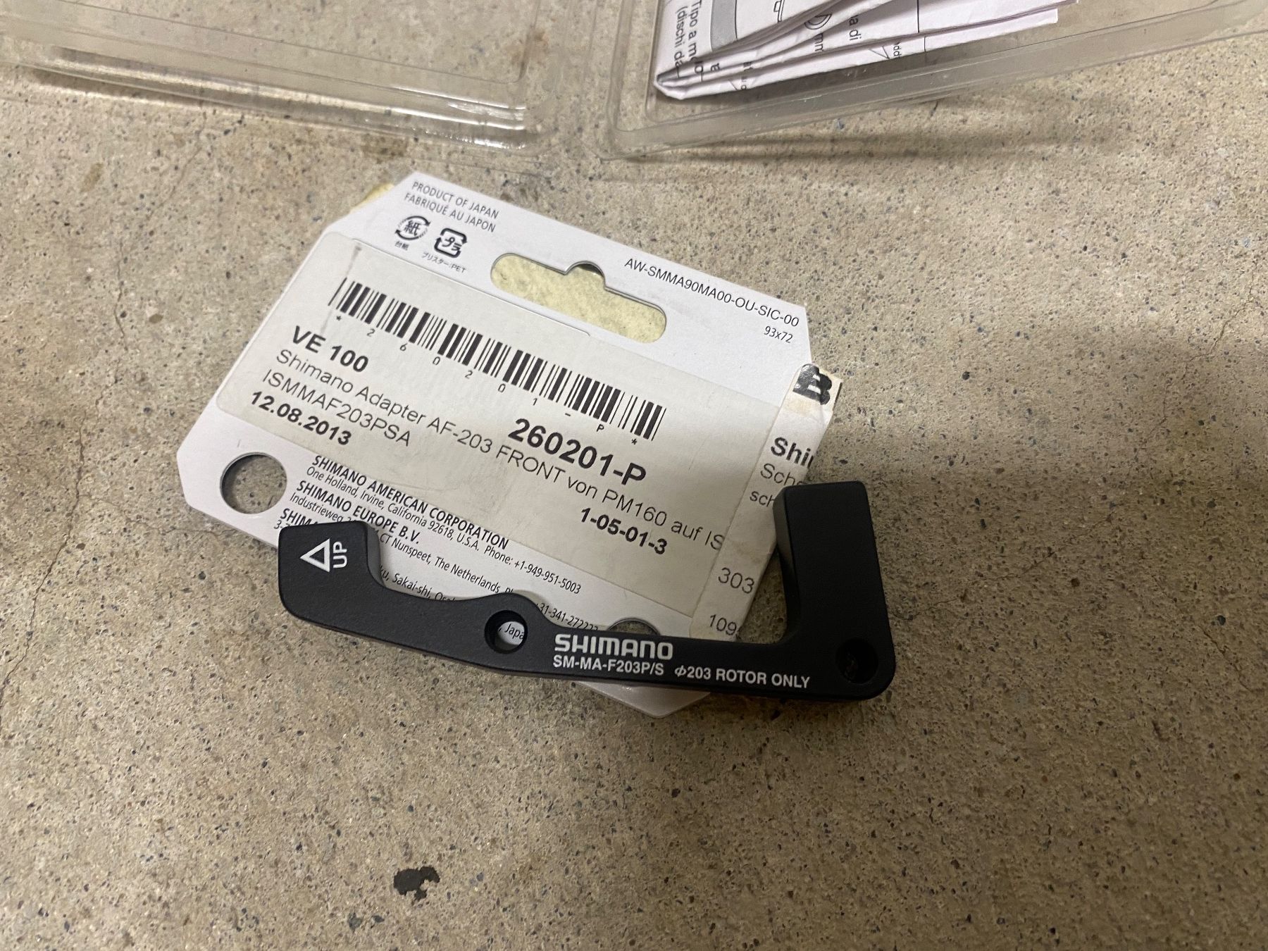 Shimano Ersatzteile: Shimano Scheibenbremse Adapter 203mm – Gebraucht aus Zürich von fredi08 2