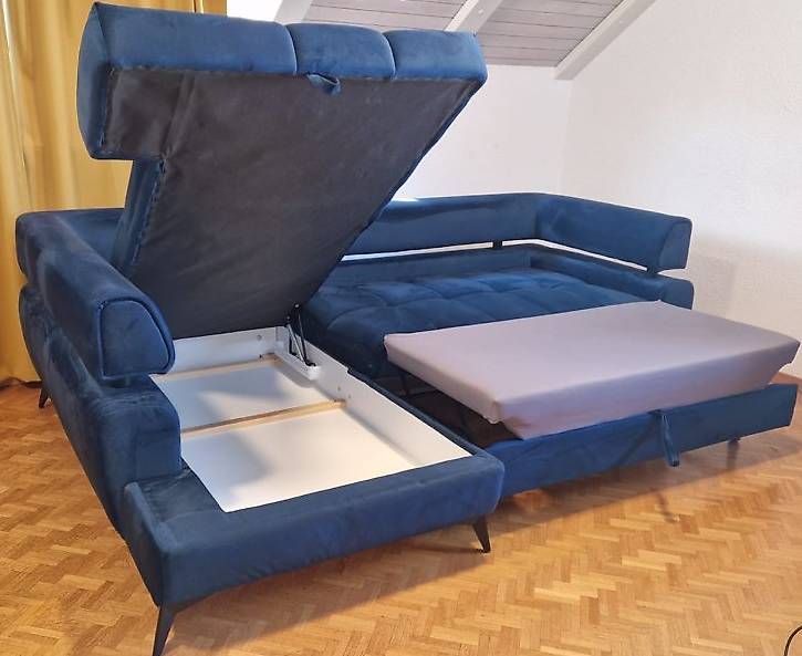 Sofas: Grosses Ecksofa/Schlafsofa mit Doppelbett /Stauraum  – Gebraucht aus Wildegg von je__9f6k 3