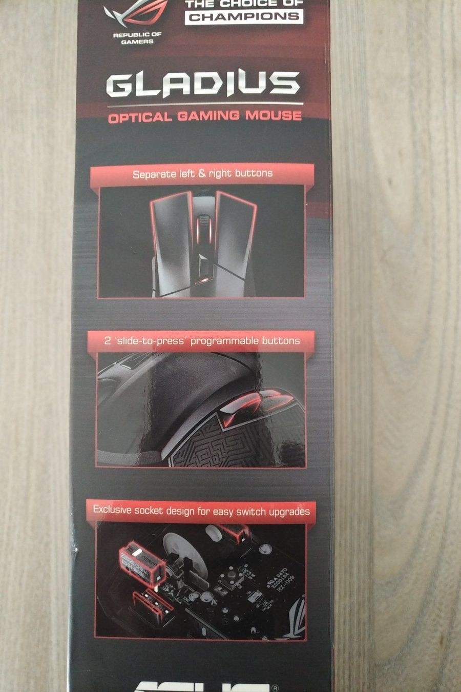 Asus Mouse: ASUS Gladius Gaming Mouse – Usato da Biel/Bienne venduto da Eric070 1