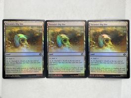 Tocasia's Dig Site 3x Foil Magic Karten Land Bro EN NM