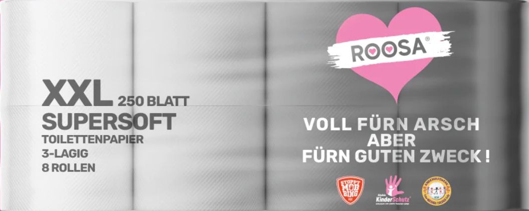 WC: Aktion Roosa Toilettenpapier 8 Rollen weiss oder Rosa – Nuovo e nell'imballaggio originale da Studen BE venduto da mattu90 2