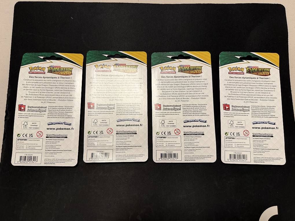 Pokémon Carte collezionabili: Artset Booster sous blister Évolution Céleste FR – Nuovo e nell'imballaggio originale da Lausanne venduto da Eliteshow 3