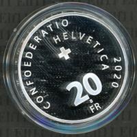 CHF__20.00 2020 Roger Federer PP # 8156 20 Franken