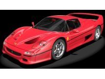 FERRARI F50 SPIDER 1995 MODEL-KIT GIALLO Rosso  1/8 Pocher