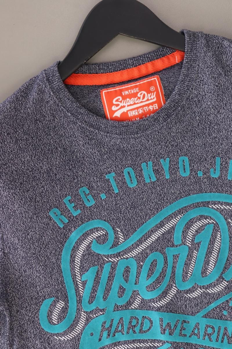 T-shirt: Superdry Printshirt Gr. S Kurzarm blau – Usato da Neustadt an der Waldnaab venduto da SecondLifeFashion 1