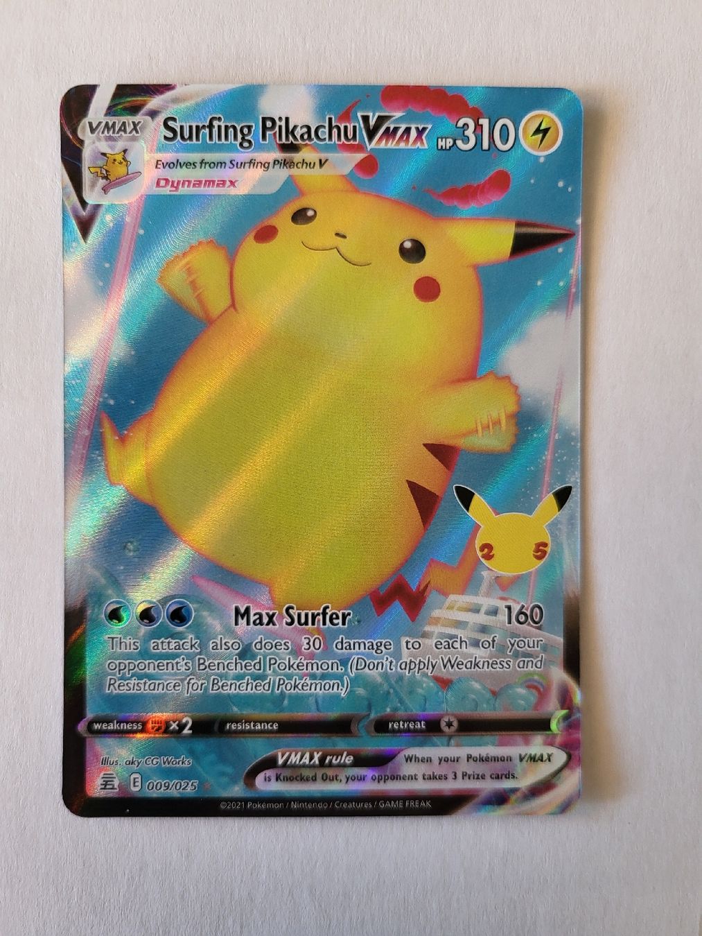 Pokémon Carte collezionabili: Pokémon Surfing Pikachu – Nuovo (secondo la descrizione) da Bettlach venduto da Sequenz90