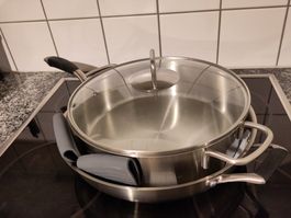 poêle 32 cm et sauteuse 28 cm en inox