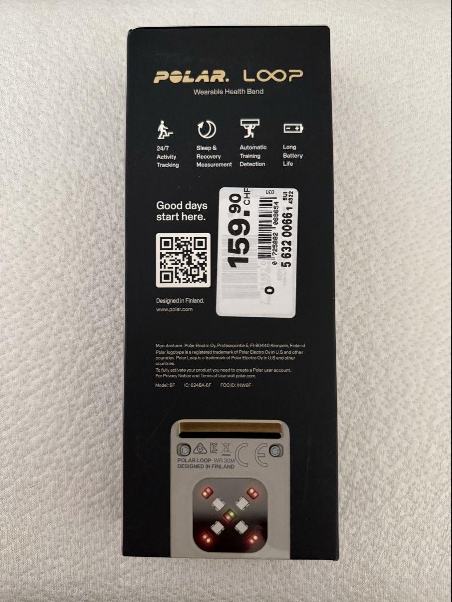 Polar Smartwatch: Polar Loop Fitnessarmband beige – Neuf (Voir description) à Lachen SZ par pfingstroseMN 1