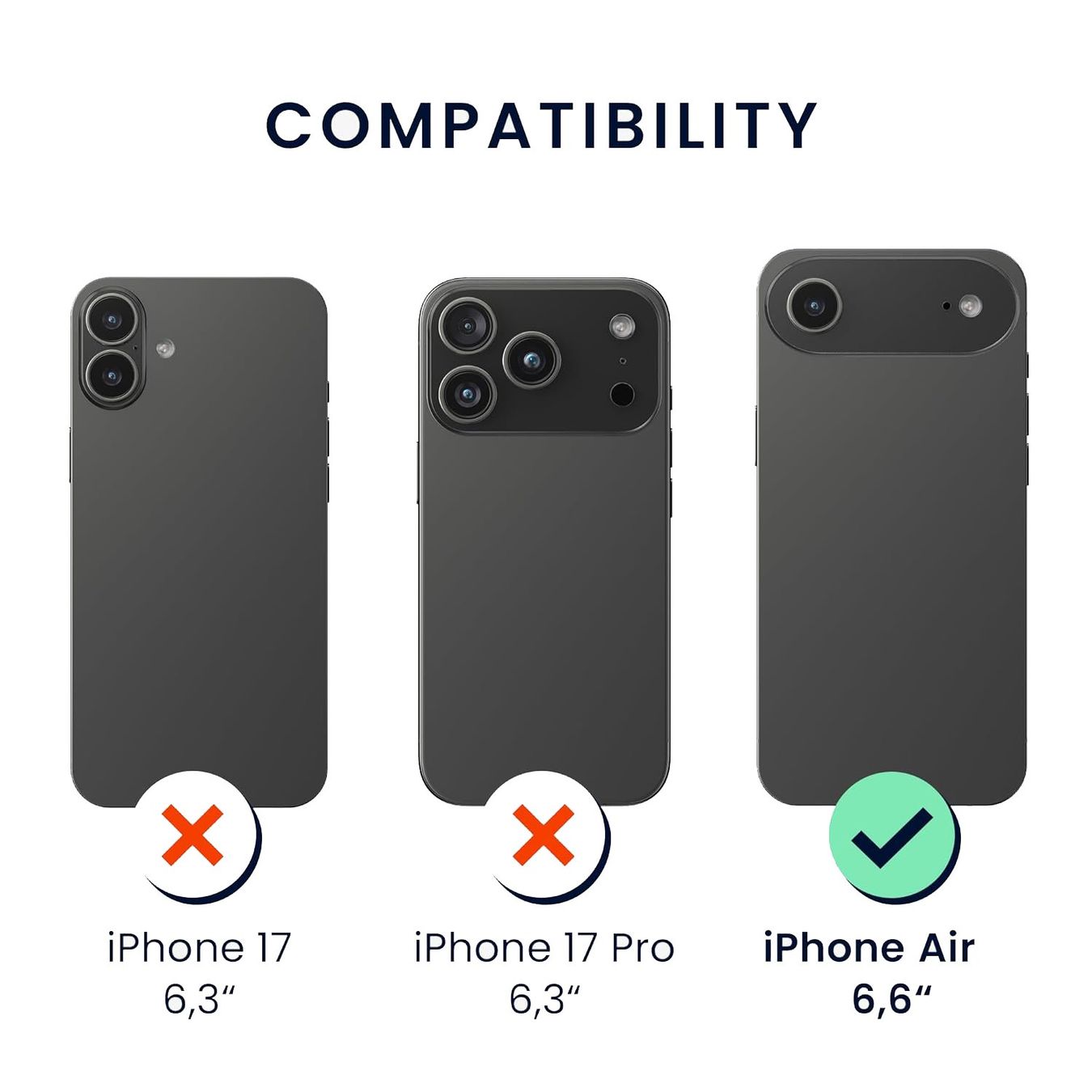 Covers & Schutzfolien: iPhone AIR Hülle Etui CLEAR Case Silikon Cover Tasche ROBUST – Neu und originalverpackt aus Volketswil von coverandmore 8