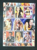 2003 Kirgistan Robbie Williams und andere Block **  (A182)