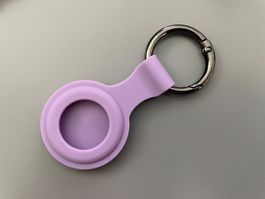 Schlüsselanhänger, AirTag Hülle, Air Tag Hülle, lila (!)