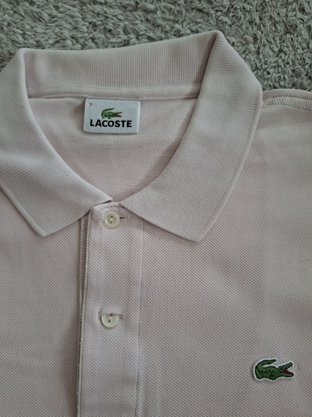 Lacoste Polos: Polo Lacoste rose taille 7  – D'occasion à Renens VD par ser_j2fn 1