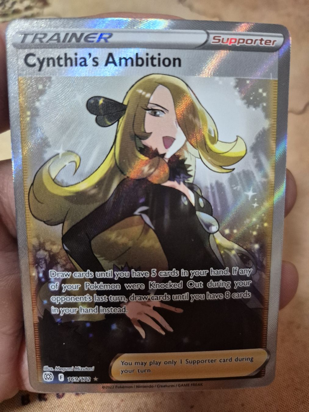 Pokémon Carte collezionabili: Cynthia's Ambition Fullart Trainer eng. – Nuovo (secondo la descrizione) da Güttingen venduto da trophy117