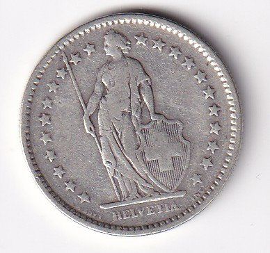 Alle Münzen: 2 Franken 1907 rar – Gebraucht aus Neuchâtel von karlpierrino 1