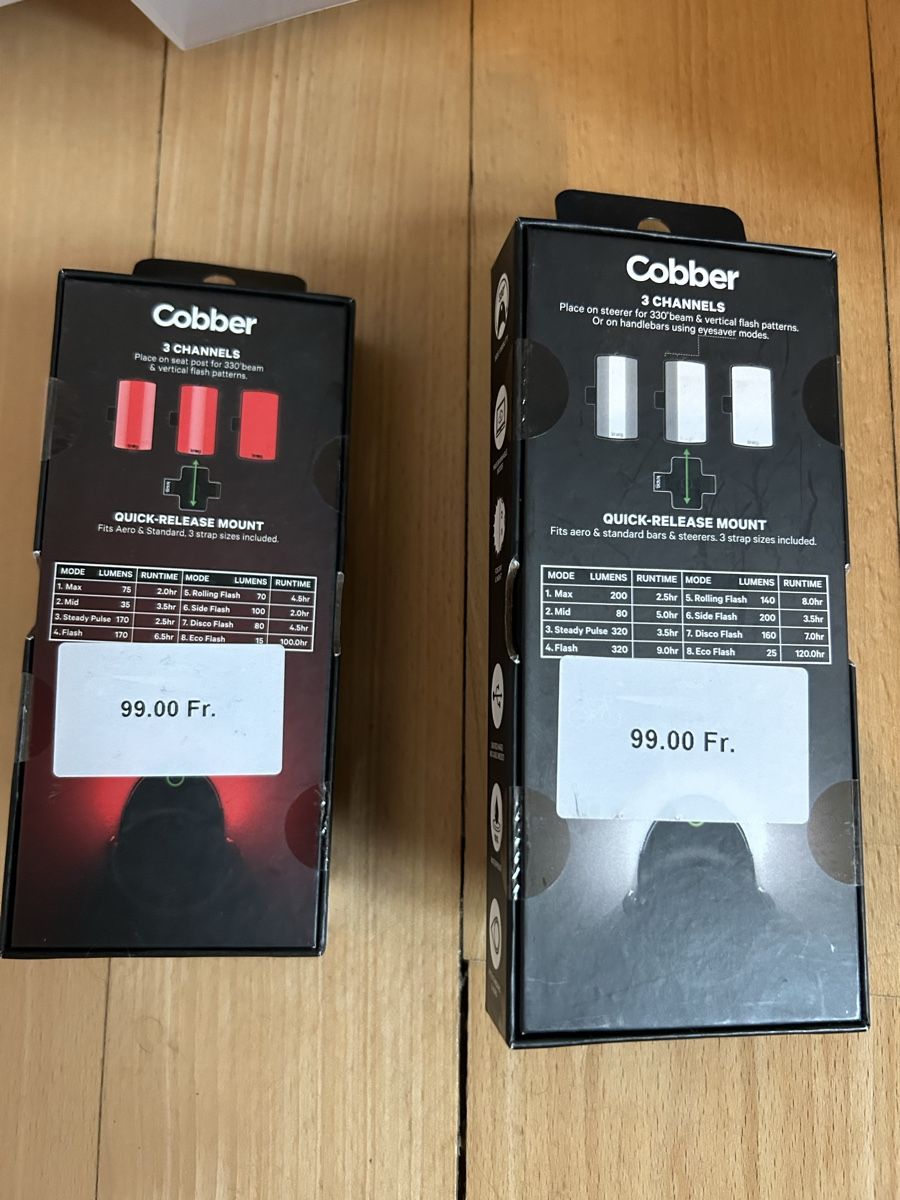 Ersatzteile: Knog Cobber Fahrradlicht Set vorne und hinten Neu! – Neu und originalverpackt aus Basel von Betav8 2