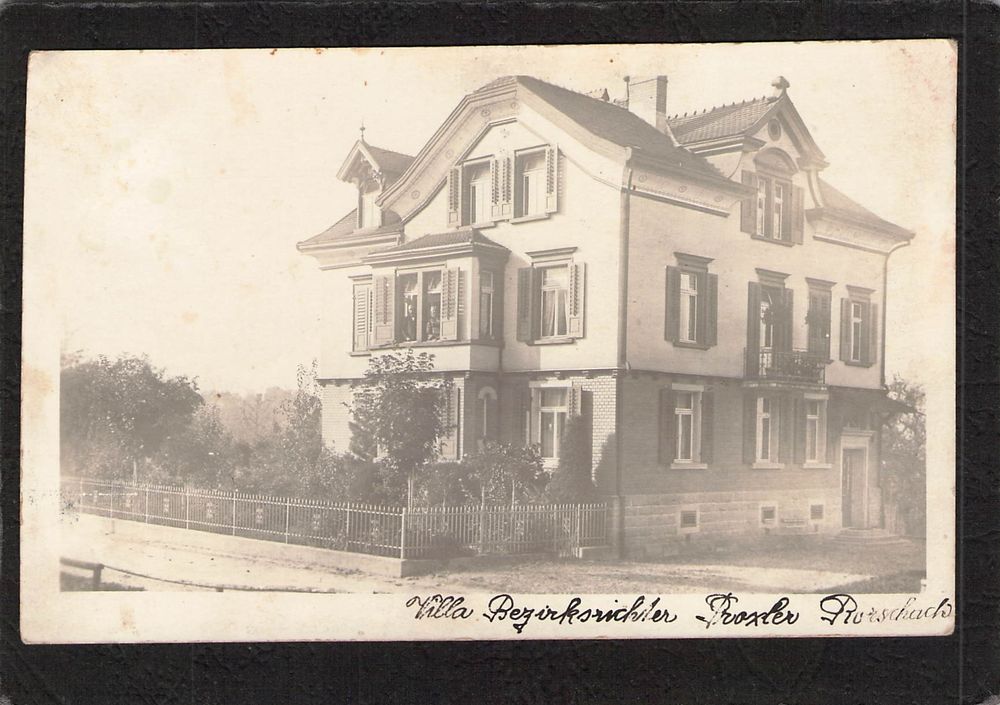 Rorschach SG , Villa , Troxler , Goldacherstrasse ,Echtfoto (Gebraucht ...
