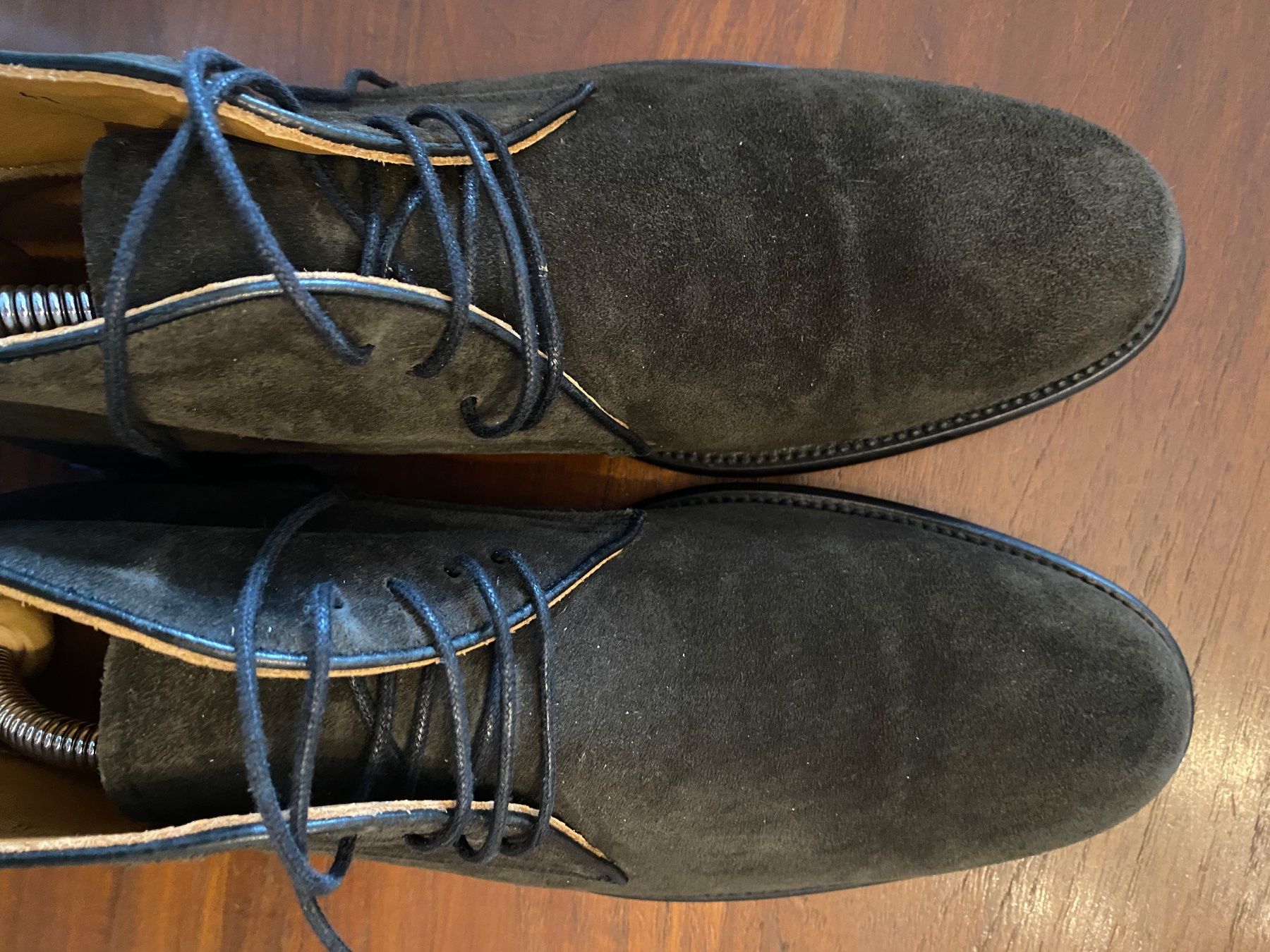 Scarpe da uomo: HEYRAUD Herren Wildleder Schnürschuhe – Nuovo (secondo la descrizione) da Besazio venduto da lionheart63 2