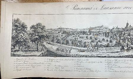 ADAM, Georg (1784-1823) Panorama de Lausanne