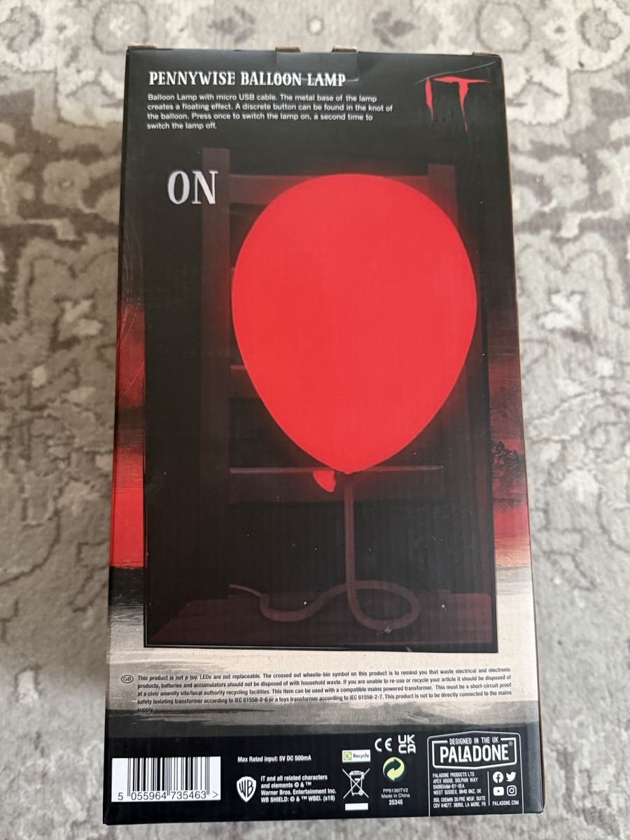 Lampen: Pennywise Lampe – Neu (gemäss Beschreibung) aus Toffen von Yulieboo 1