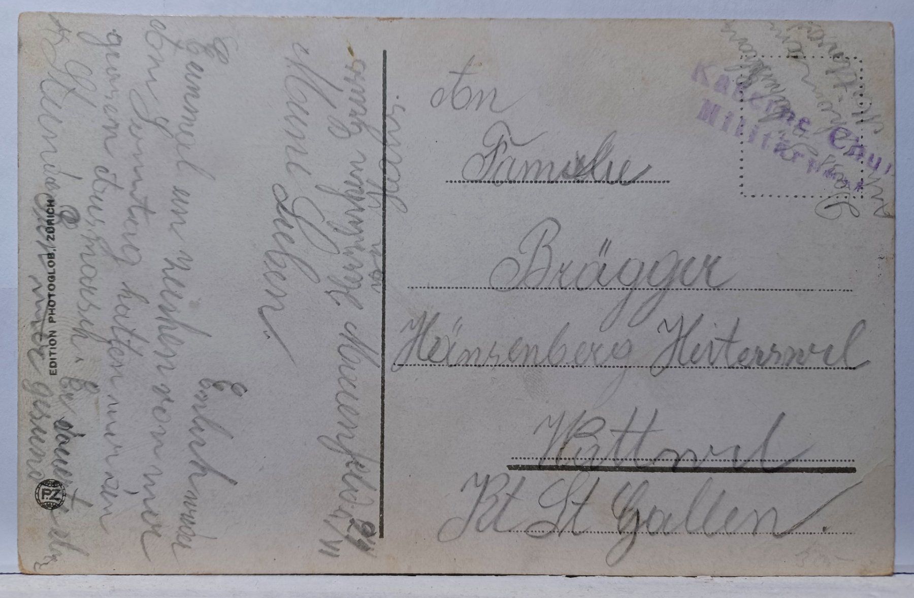 Cartoline postali: No.5850, Arosa, Feldpost, Kaserne Chur – Usato da Aarau Rohr venduto da mgvw 1