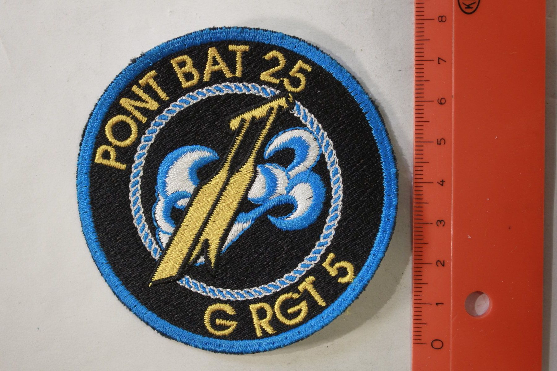 Schweizer Armee Placchette & Badge: pont bat 25 – Usato da La plaine venduto da 7A6T2ME