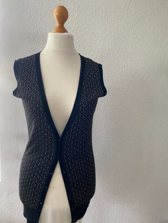 Original Apriori, edles gold/schwarz Gilet , Gr. 38 *NEU*