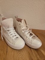 Converse Chuck Taylor Plateau weiss Plüsch, Gr. 38