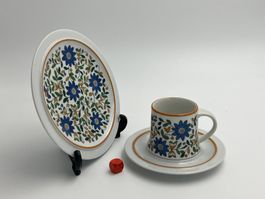 Langenthal Kaffeeservice stylisches Blumendesign 1970er
