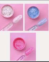 Nail Art Bubble Gel glitter set various colors new