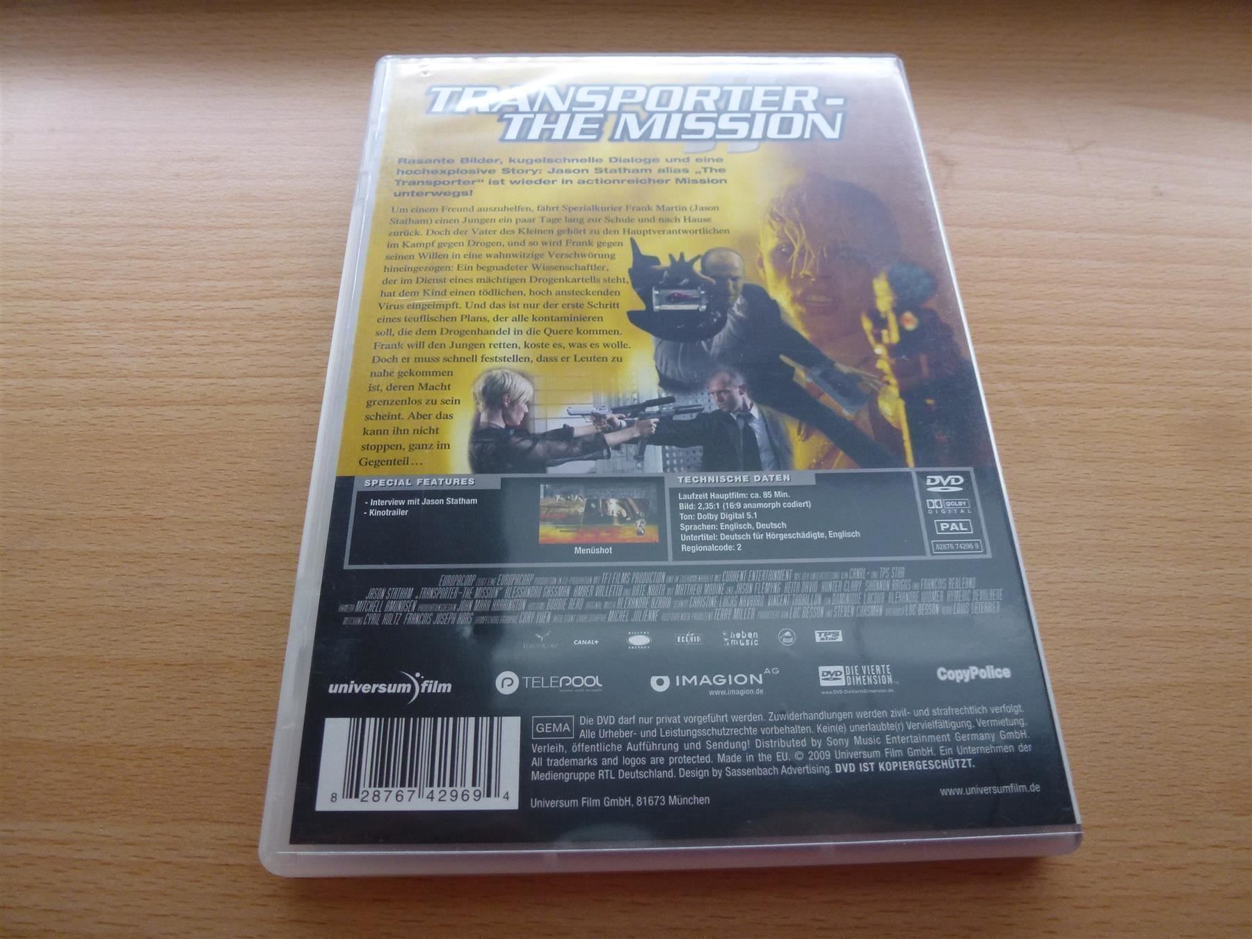 Tutti i DVDs: Transporter 2 - The Mission – Usato da Hombrechtikon venduto da Maloev17 1