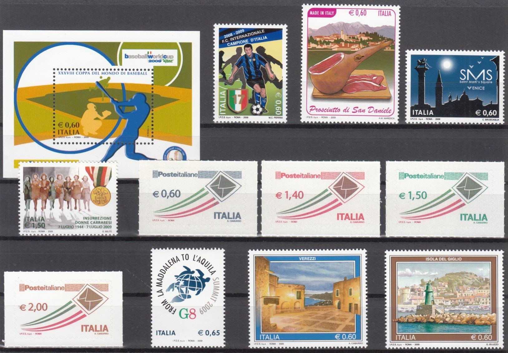 Tutti i francobolli: Italien 2009 postfrisch – Usato da Bürglen TG venduto da StampGraf 3