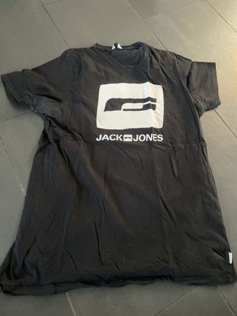 Jack & Jones Herren T-Shirt Grösse XL Schwarz Sommer (47)