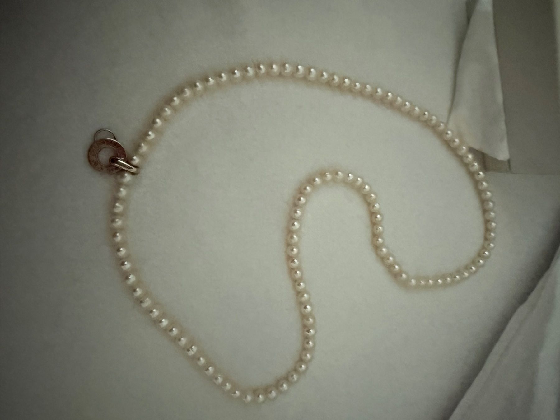 Thomas Sabo Ketten: Thomas Sabo Perlenkette mit Verschluss Silber – Gebraucht aus Allschwil von Figidindia 2