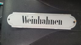 Emailschild Weinhahnen
