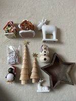 Weihnachtsdeko Sammlung: Holz, Keramik, Winterdeko Figuren