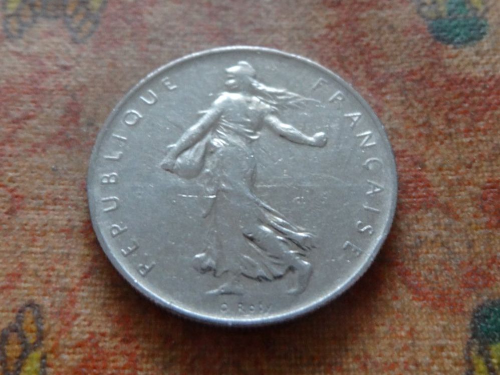 Alle Münzen: FRANCE  1 Franc  1966  (P) – Gebraucht aus Romanel-sur-Lausanne von Swift13 1